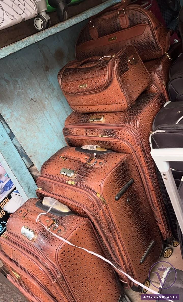 Premium Brown Luggage Set